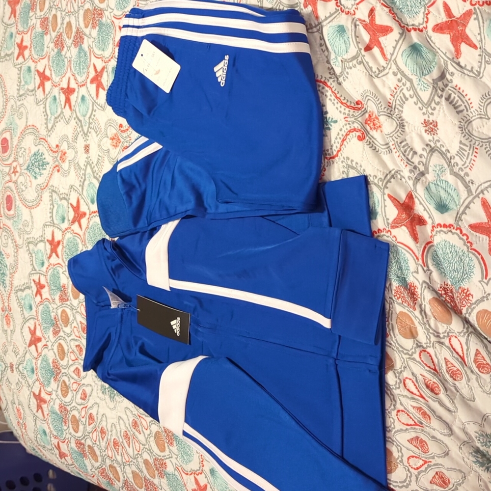 Little boys Adidas pant set
